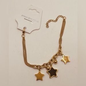 Stainless steel bracelet for women star design